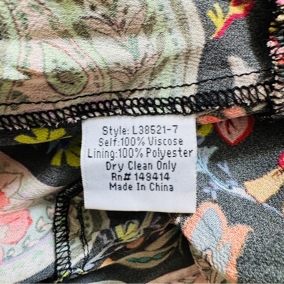 Johnny Was bryce Paisley Print midi  Dress NEW - Picture 9 of 13